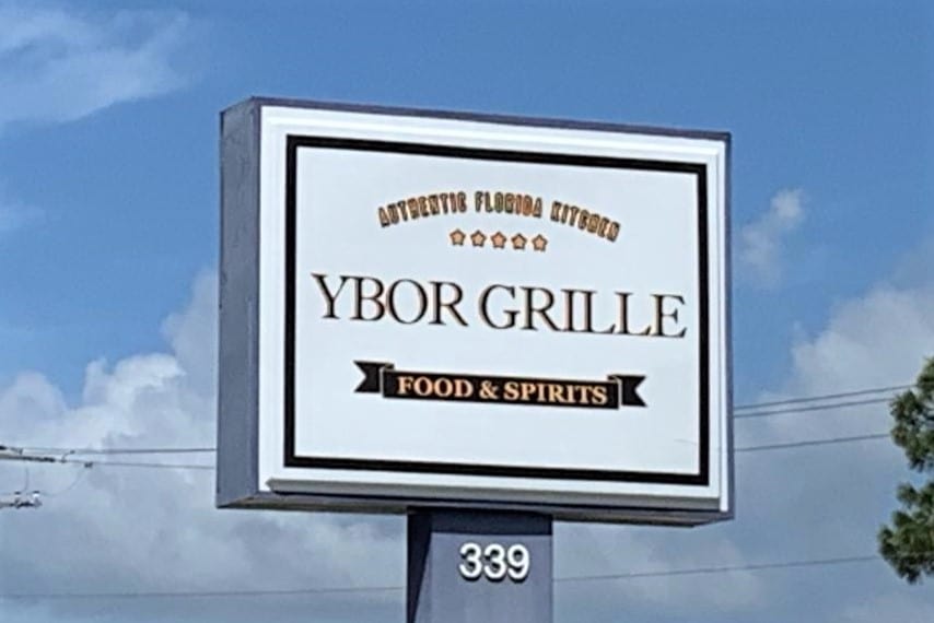 Ybor Grille sign
