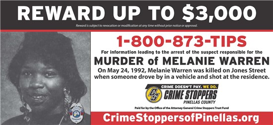 3000 dollar reward victim billboard warren