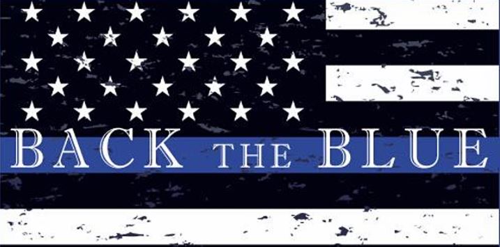 back the blue