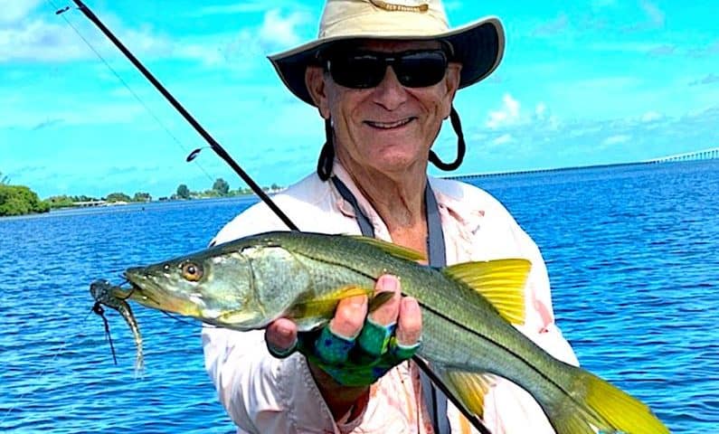 Bill AuCoin shallow water Skyway snook July 26