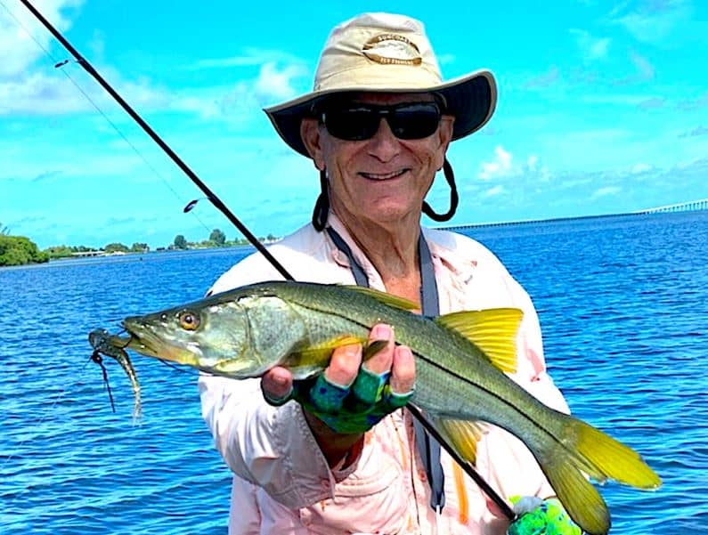 Bill AuCoin shallow water Skyway snook July 26