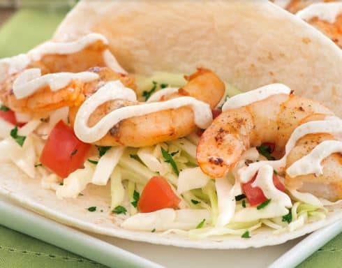 shrimp tacos