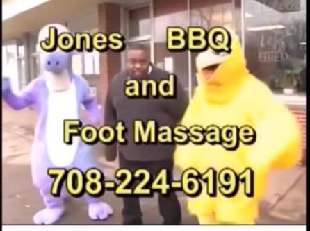 jones bbq and foot massage