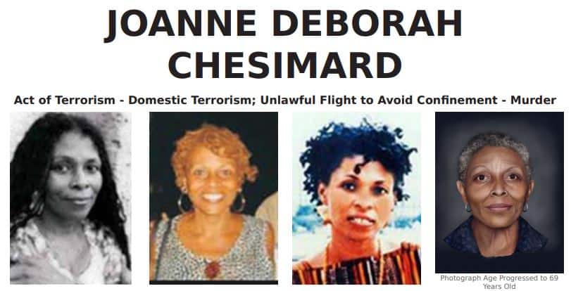 JOANNE DEBORAH CHESIMARD most wanted terrorist