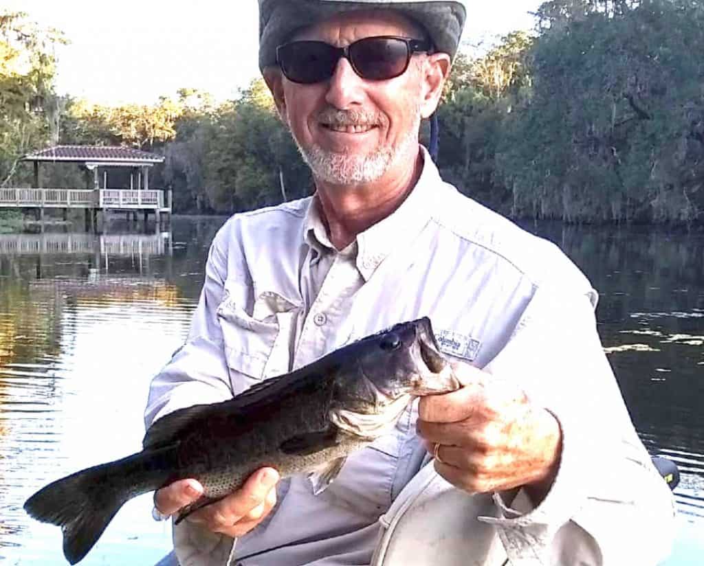 mark hays schoolie bass on the hillsborough river