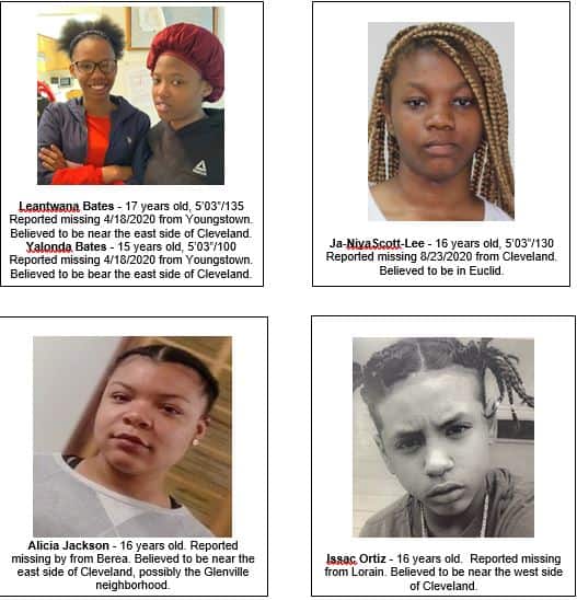 35 missing children recovered in Ohio U. S. Marshals