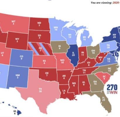 map for election results