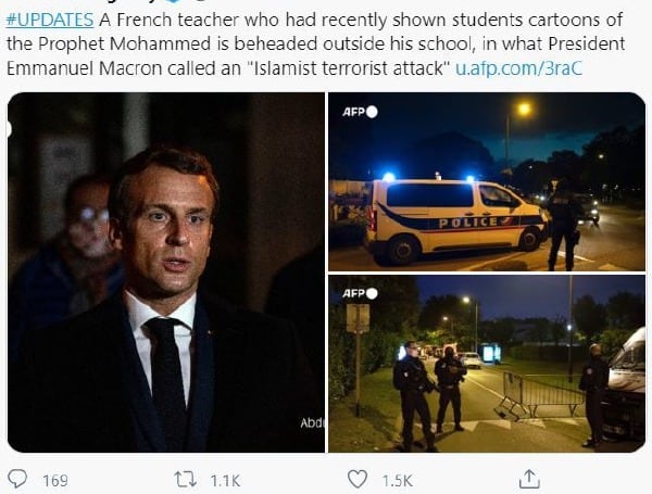 Teacher French Decapitated