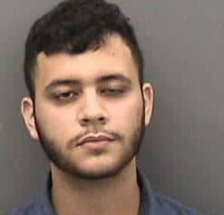 Jacob Rubio, was arrested without incident. He faces 100 counts of Possession of Child Pornography.