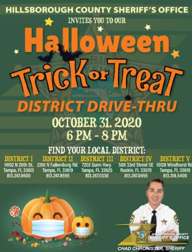 Halloween Traick or Treating Safe Hillsborough County Tampa