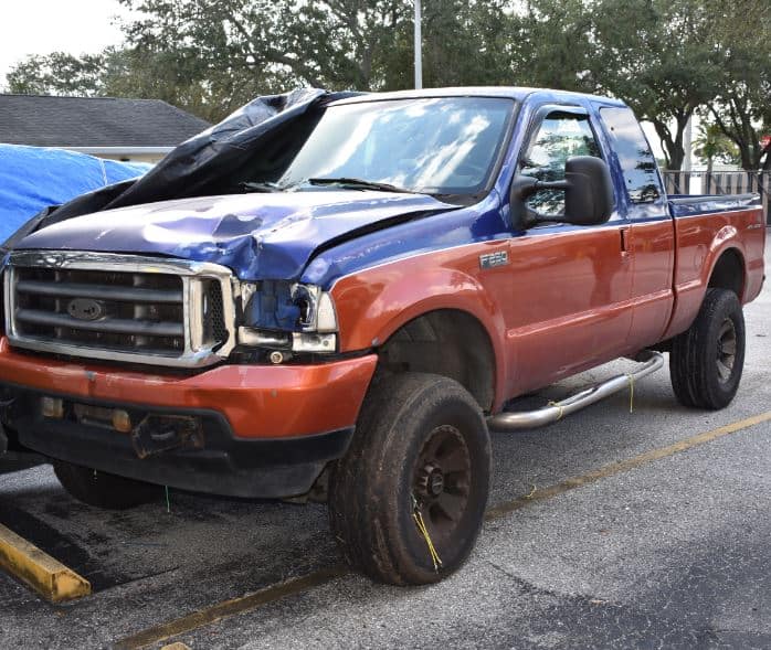 truck in hit and run