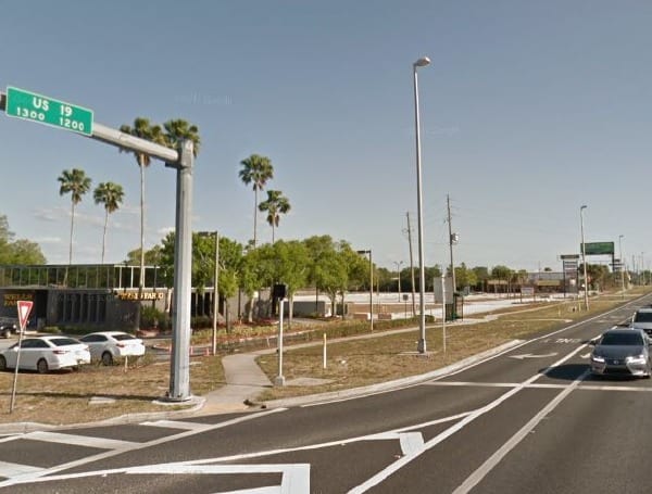 The scene of the pedestrian crash that killed a st. pete woman in pasco