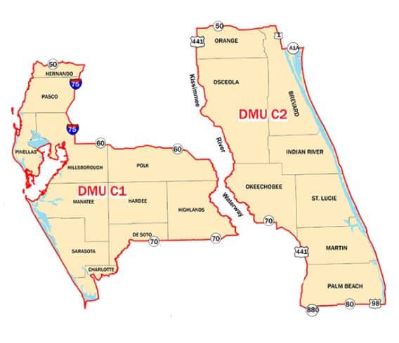 zone c florida deer hunting season gun rifle