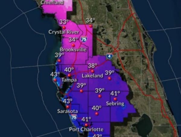 tampa bay weather changes