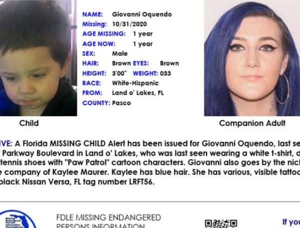 missing child pasco county