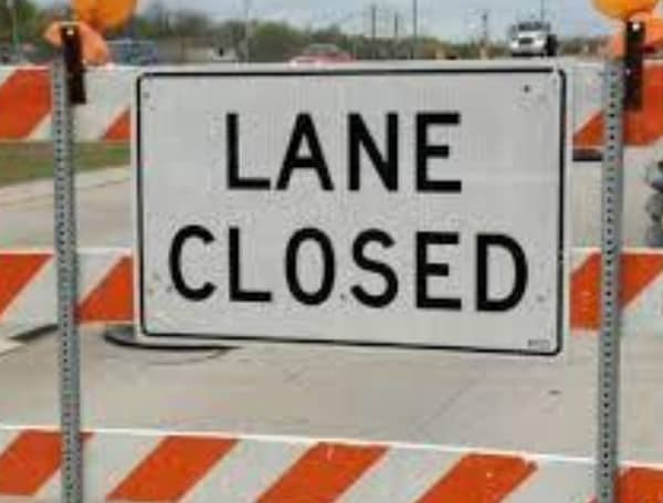 Beginning at 9 am today, the southbound double left lanes on North 50th Street will be closed between Uceta Road and East Broadway Avenue while the Tampa Water Department returns to complete a more permanent restoration following earlier restoration work on the water distribution system. 