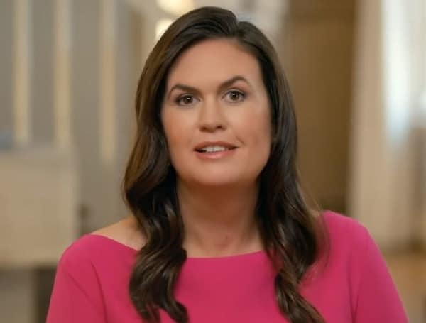 Sarah Huckabee Sanders served as White House Press Secretary for President Donald J. Trump from 2017 to 2019.