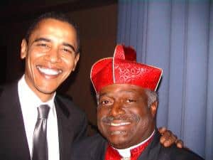 President Barack Obama with Bishop Thomas Masters