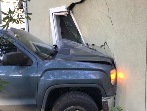 Florida Teen Crashes Truck INto House