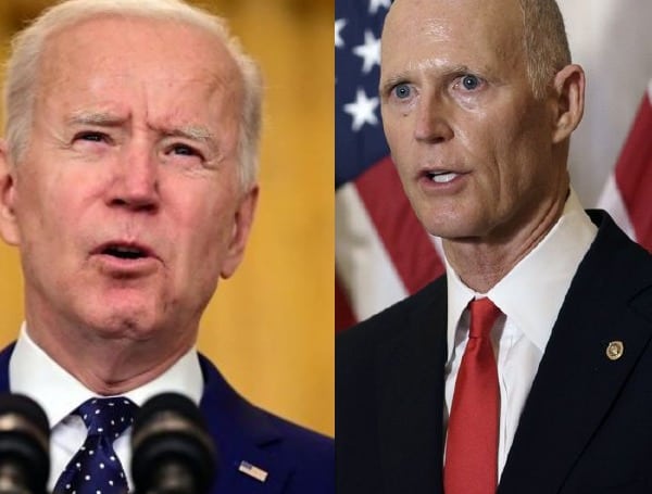 U.S. Sen. Rick Scott on Thursday trolled President Joe Biden for his past stances on federal spending on Medicare and Social Security.