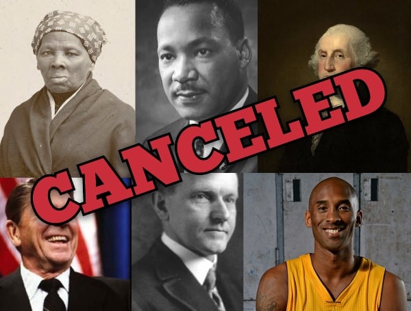 Canceled Washington Reagan King Kobe And Tubman are just some American heroes canceled by Biden