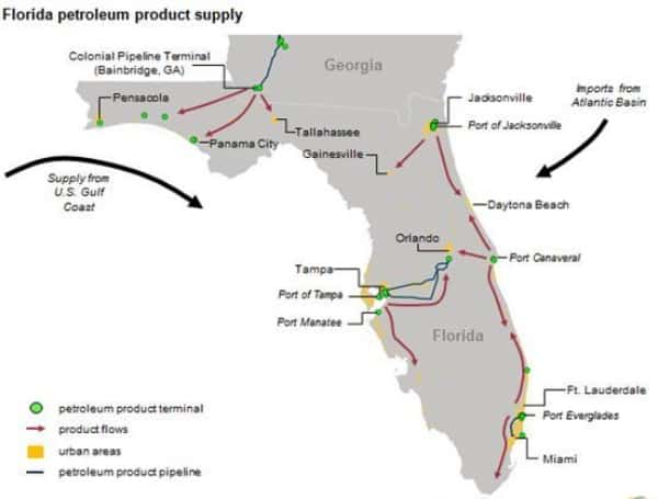 Florida Gas Supply Strong Like Toilet Paper Panic Buying Causing Shortages