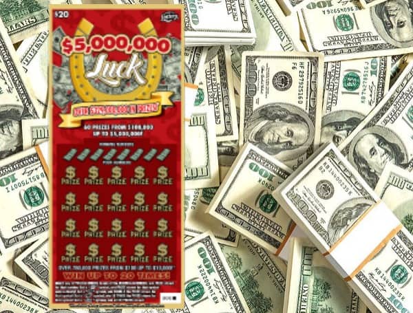 JARHEAD TRUST CLAIMS $1 MILLION FROM THE $5,000,000 LUCK SCRATCH-OFF GAME