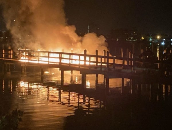 Overnight Fire In Clearwater Involving A Boat And Dock