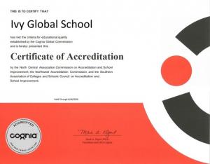 Ivy Global School Accreditation