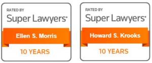 ELA Super Lawyers 2021 10 Years Badges