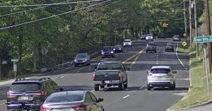 Image of cars approaching a NovoaGlobal provides speed enforcement to Chattanooga Hixson Pike S Curve