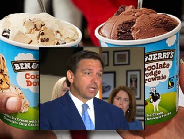 Florida Governor DeSantis Ben And Jerry's