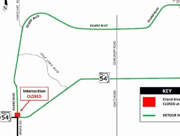 Florida Road Closure Zephyrhills