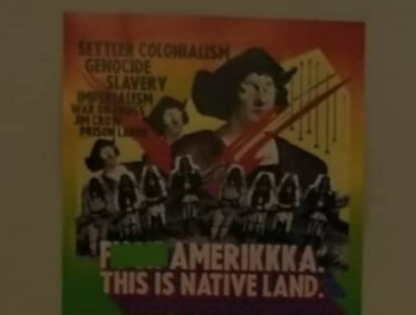 California School Posters Hate America