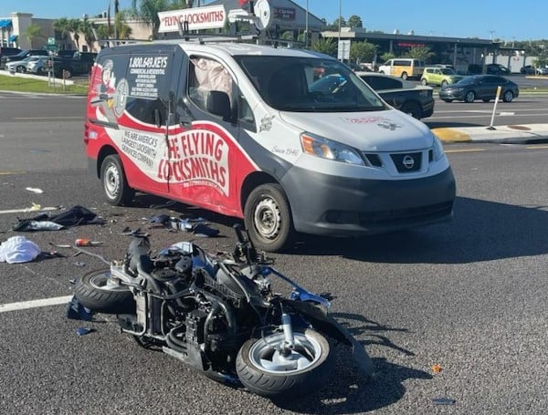Moped Tampa Man Injured