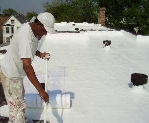 flat roof coating