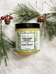 Palm Beach Creamed Honey 12-ounce jars of pure, raw, unfiltered honey