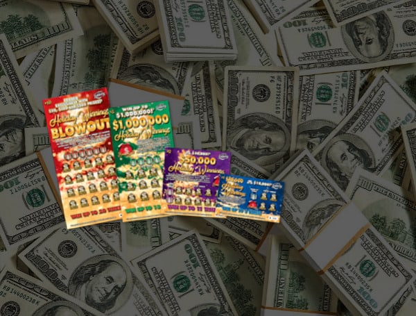 Holiday Scratch off tickets from the Florida Lottery