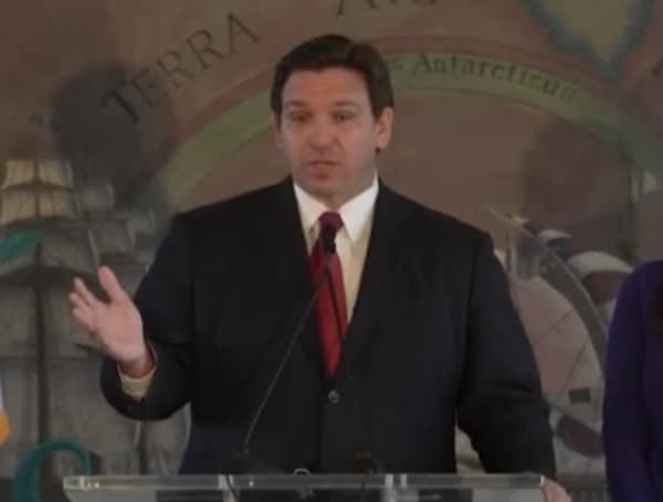 Governor DeSantis made this announcement while people on the island of Cuba