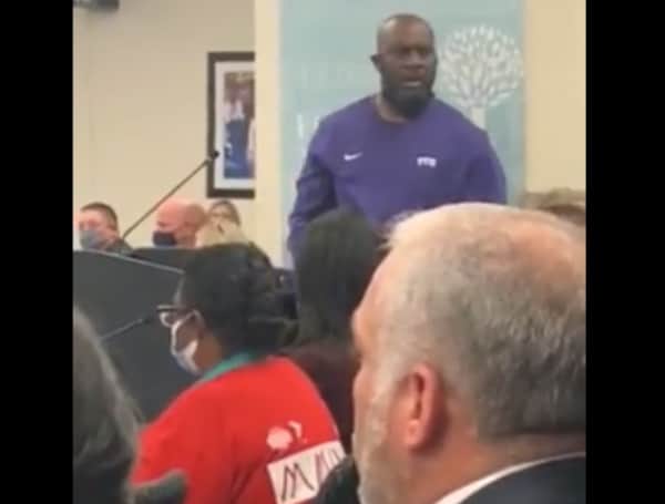 A pro-Critical Race Theory parent told attendees at a Texas school board meeting that he has 1,000 soldiers “locked and loaded” for those who “dare” question the need for race-based curricula.