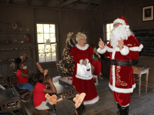 Santa Teaching Children