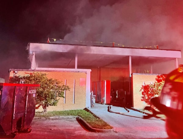 Hillsborough County Fire Rescue responded to the report of a structure fire at A. P. Leto High School located at 4409 W Sligh Avenue in Tampa. As crews arrived, they found smoke billowing from the roof of the art building.