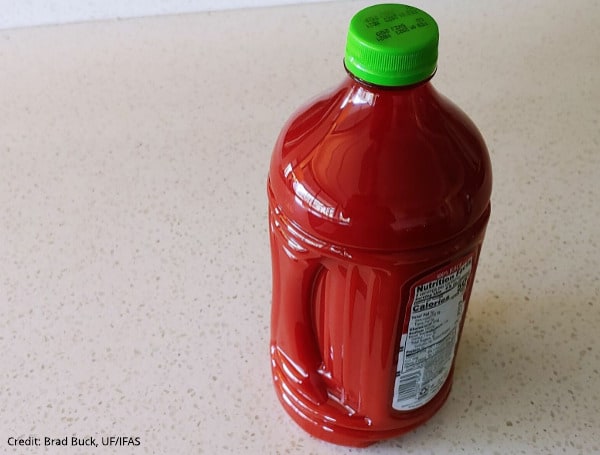 Tempted by the tangy taste of tomato juice? Consumers may prefer a product sold from grocery store shelves over a minimally pasteurized refrigerated product, but only by a small margin, new University of Florida research shows.