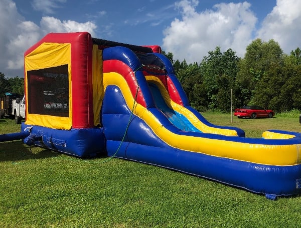 Five children died after falling from a bouncy castle in Australia on Thursday when it was lifted into the air by a gust of wind, the Associated Press reported.