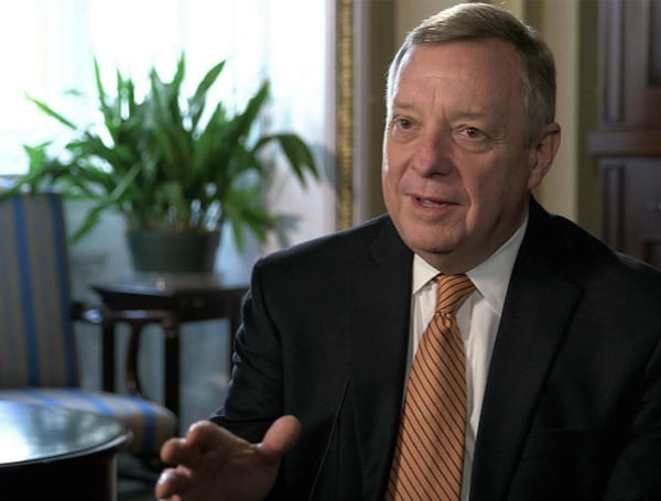 Democratic Illinois Sen. Dick Durbin interrupted Heritage Foundation legal fellow Amy Swearer during her opening statement at a recent hearing titled “Combating Gun Trafficking and Reducing Violence in Chicago,
