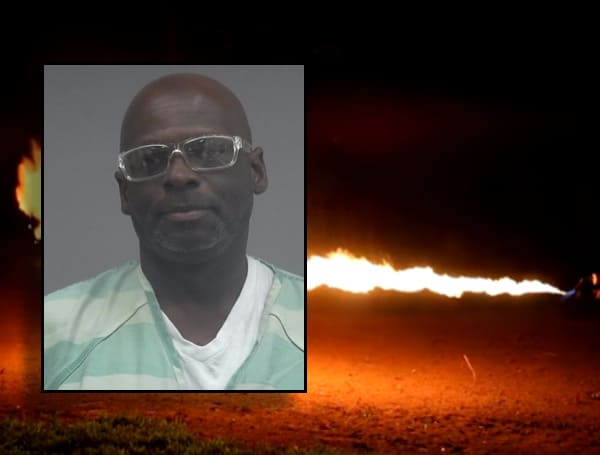 According to police, 57-year-old Andre Abrams was angry over parking issues in his neighborhood. So like any rational adult, Abrams armed himself with an XM42 Lite flamethrower.