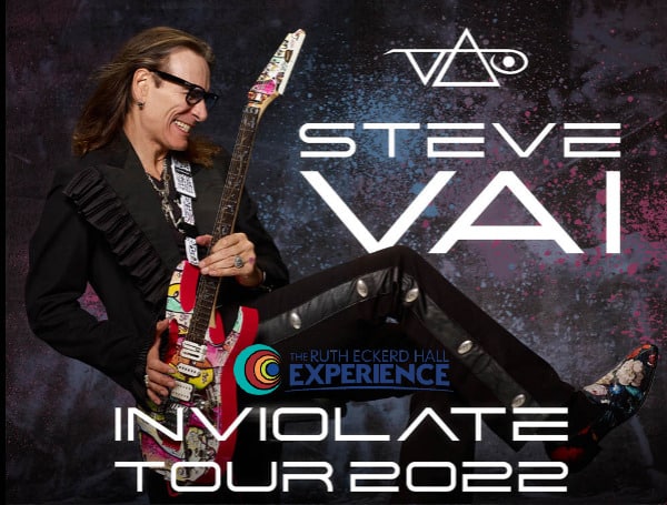 Steve Vai and Favored Nations / Mascot Label Group have announced his new studio album titled Inviolatewill be released digitally and on CD January 28, 2022.  The LP will follow on March 18. Inviolate will be released just after the start of Vai’s Inviolate Tour on January 27 in Las Vegas.