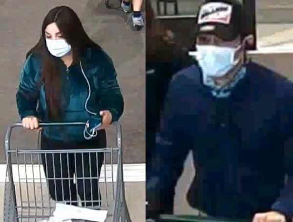 On 12-09-21, the two pictured suspects followed a victim as she shopped at the Wholefoods Store located at 3740 Midtown Dr.