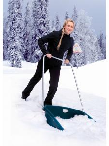 Masi snow Max ergonomics snow shovel pusher made in Finland