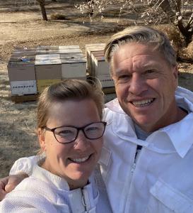 Palm Beach Creamed Honey Beekeepers, Sierra Malnove and Al Salopek